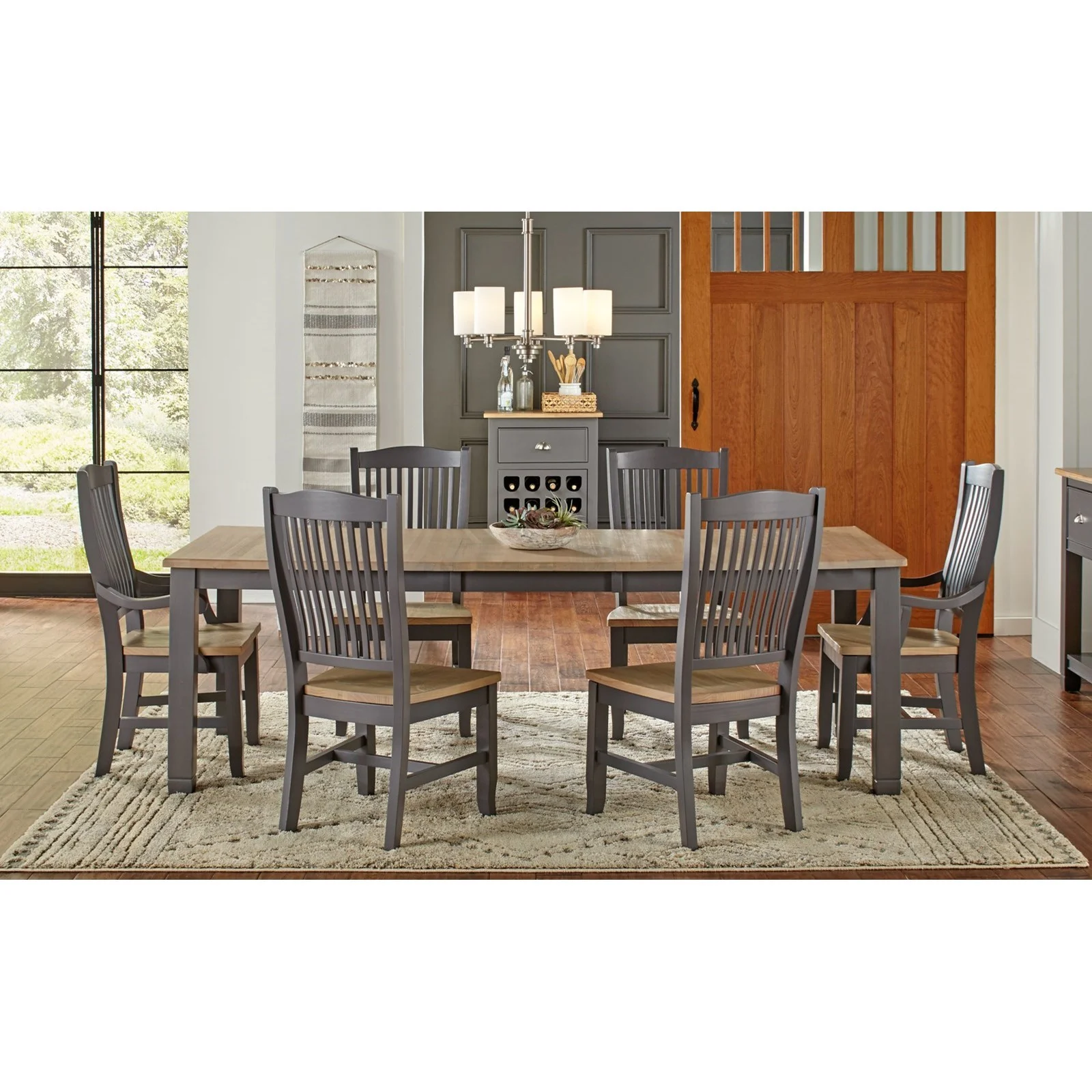 AAmerica Port Townsend POTSP265Kx4+POTSP6300x1+POTSP266Kx2 7 Pc Table